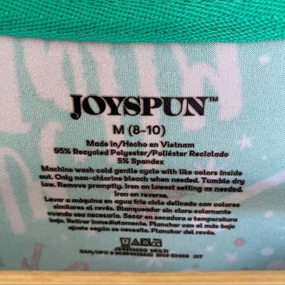 Holiday Pajama Set Christmas Greetings Red, White & Green Joyspun Women's Medium - Picture 6 of 13